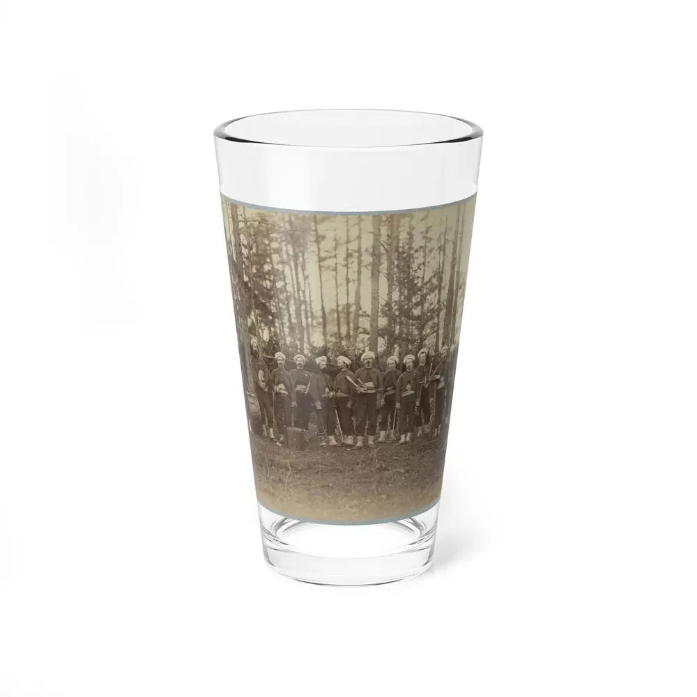 Band Of 114th Pennsylvania Infantry In Front Of Petersburg, Va., August, 1864 (U.S. Civil War) Pint Glass 16oz 16oz - Go Mug Yourself
