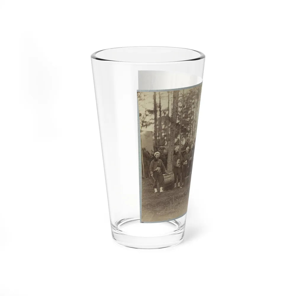 Band Of 114th Pennsylvania Infantry In Front Of Petersburg, Va., August, 1864 (U.S. Civil War) Pint Glass 16oz-Go Mug Yourself