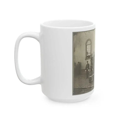 Band Of 9th & 10th Veterans Reserve Corps, Wash. D.C. Apr. 1865 (U.S. Civil War) White Coffee Mug - Go Mug Yourself