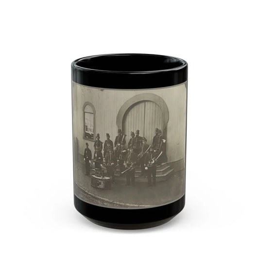 Band Of 9th & 10th Veterans Reserve Corps, Wash. D.C. Apr. 1865 (U.S. Civil War) Black Coffee Mug-15oz-Go Mug Yourself