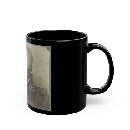 Band Of 9th & 10th Veterans Reserve Corps, Wash. D.C. Apr. 1865 (U.S. Civil War) Black Coffee Mug-Go Mug Yourself