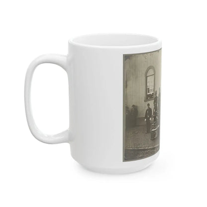 Band Of 9th & 10th Veterans Reserve Corps, Wash. D.C. Apr. 1865 (U.S. Civil War) White Coffee Mug-Go Mug Yourself