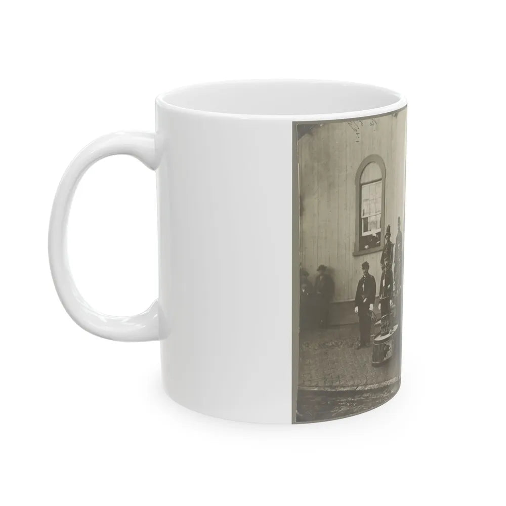 Band Of 9th & 10th Veterans Reserve Corps, Wash. D.C. Apr. 1865 (U.S. Civil War) White Coffee Mug-Go Mug Yourself