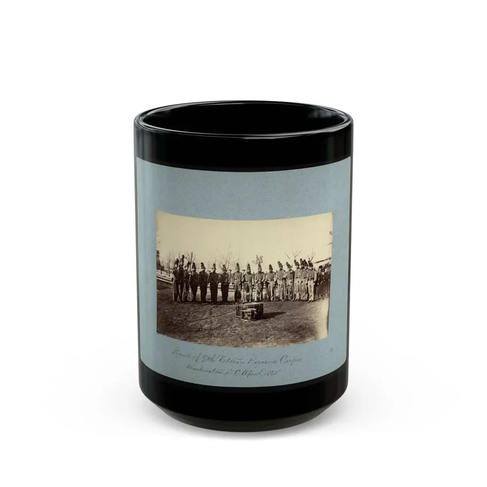 Band Of 9th Veteran Reserve Corps, Washington, D.C., April, 1865 (U.S. Civil War) Black Coffee Mug 15oz - Go Mug Yourself