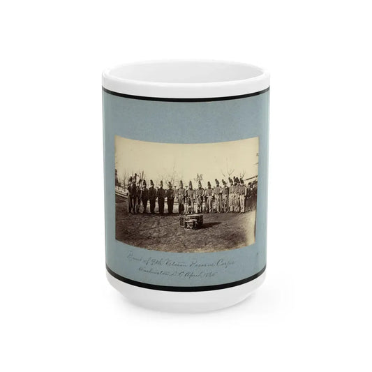 Band Of 9th Veteran Reserve Corps, Washington, D.C., April, 1865 (U.S. Civil War) White Coffee Mug 15oz - Go Mug Yourself