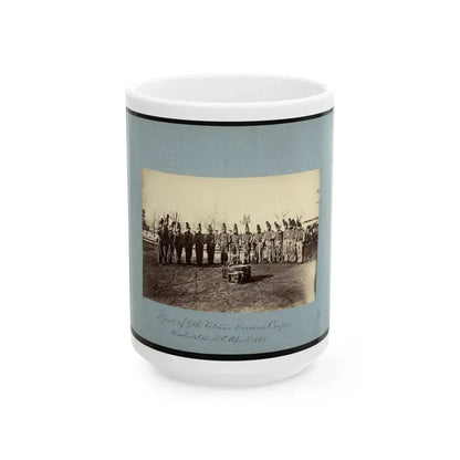Band Of 9th Veteran Reserve Corps, Washington, D.C., April, 1865 (U.S. Civil War) White Coffee Mug 15oz - Go Mug Yourself