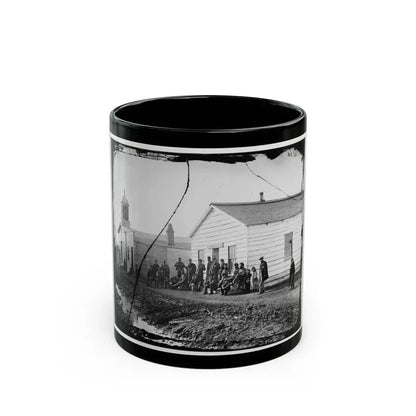Band Quarters Of 9th Or 10th Veteran Reserve Corp. Wash. D.C., April 1865. (U.S. Civil War) Black Coffee Mug 11oz - Go Mug Yourself