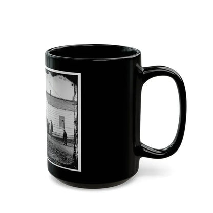 Band Quarters Of 9th Or 10th Veteran Reserve Corp. Wash. D.C., April 1865. (U.S. Civil War) Black Coffee Mug - Go Mug Yourself