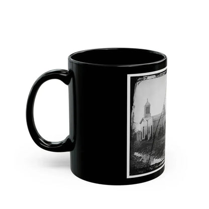 Band Quarters Of 9th Or 10th Veteran Reserve Corp. Wash. D.C., April 1865. (U.S. Civil War) Black Coffee Mug - Go Mug Yourself