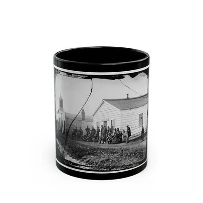 Band Quarters Of 9th Or 10th Veteran Reserve Corp. Wash. D.C., April 1865. (U.S. Civil War) Black Coffee Mug-11oz-Go Mug Yourself