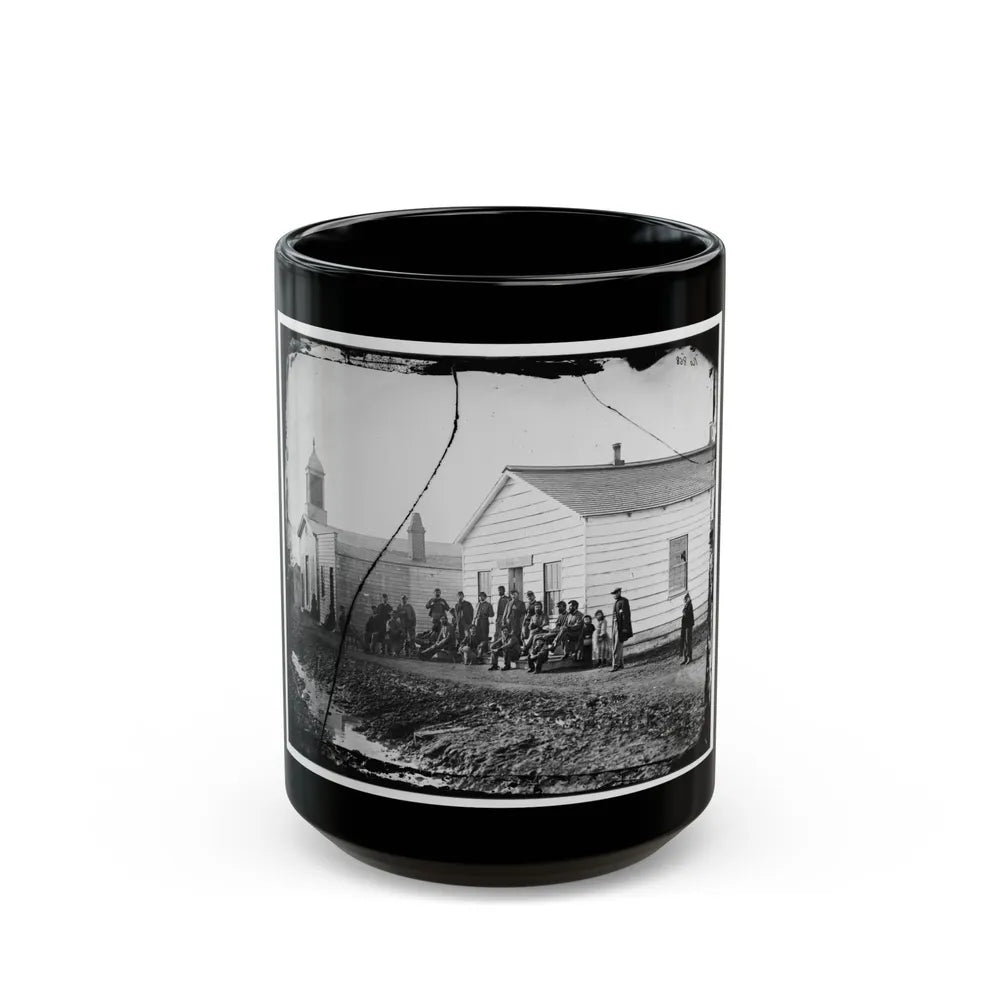 Band Quarters Of 9th Or 10th Veteran Reserve Corp. Wash. D.C., April 1865. (U.S. Civil War) Black Coffee Mug-15oz-Go Mug Yourself