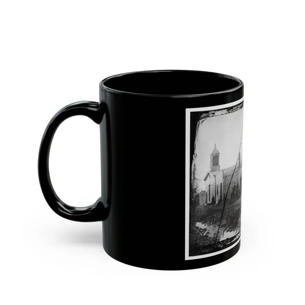 Band Quarters Of 9th Or 10th Veteran Reserve Corp. Wash. D.C., April 1865. (U.S. Civil War) Black Coffee Mug-Go Mug Yourself
