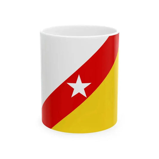 Bandeira da FNLA (Angola) White Coffee Mug 11oz - Go Mug Yourself