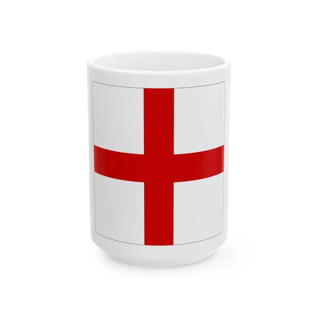 Bandeira de S. Jorge (Portugal) White Coffee Mug 15oz - Go Mug Yourself