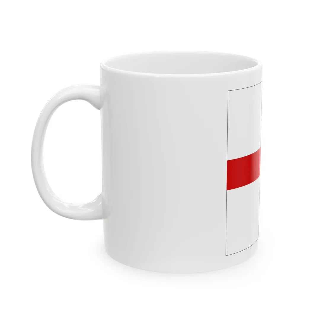 Bandeira de S. Jorge (Portugal) White Coffee Mug - Go Mug Yourself