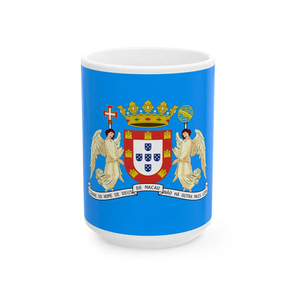 Bandeira do Leal Senado alternate version (Portugal) White Coffee Mug 15oz - Go Mug Yourself