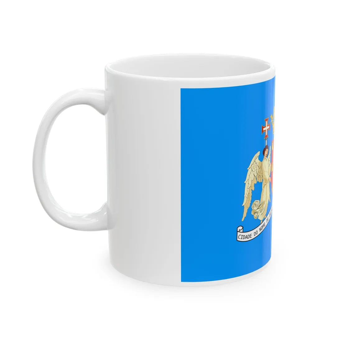 Bandeira do Leal Senado alternate version (Portugal) White Coffee Mug - Go Mug Yourself
