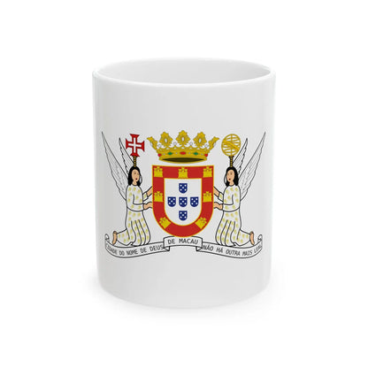 Bandeira do Leal Senado white background (Portugal) White Coffee Mug 11oz - Go Mug Yourself