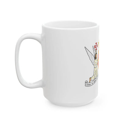 Bandeira do Leal Senado white background (Portugal) White Coffee Mug - Go Mug Yourself