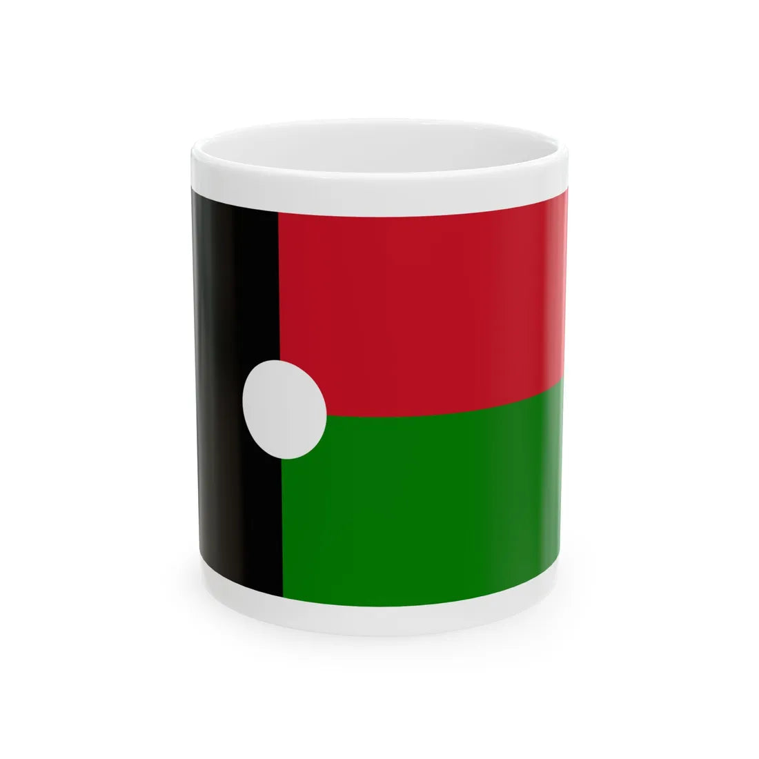 Bandeira do Partido Renovador Social (Angola) White Coffee Mug 11oz - Go Mug Yourself
