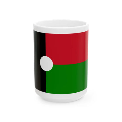 Bandeira do Partido Renovador Social (Angola) White Coffee Mug 15oz - Go Mug Yourself