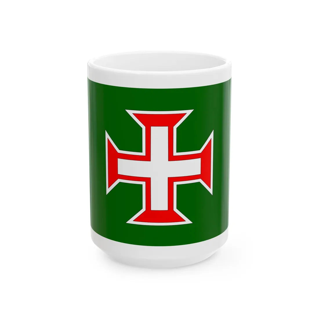 Bandeira Restauracao version (Portugal) White Coffee Mug 15oz - Go Mug Yourself