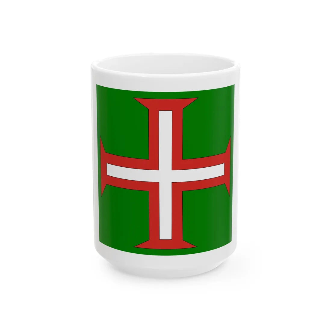BandeiraRestauracao (Portugal) White Coffee Mug 15oz - Go Mug Yourself