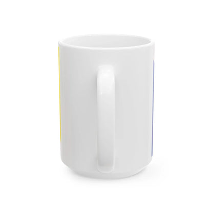 Bandera Alemanys Nord Slesvig (Denmark) White Coffee Mug - Go Mug Yourself