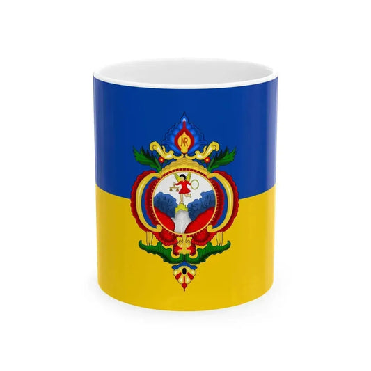 Bandera AMDC (Honduras) White Coffee Mug 11oz - Go Mug Yourself