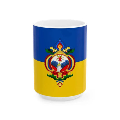Bandera AMDC (Honduras) White Coffee Mug 15oz - Go Mug Yourself