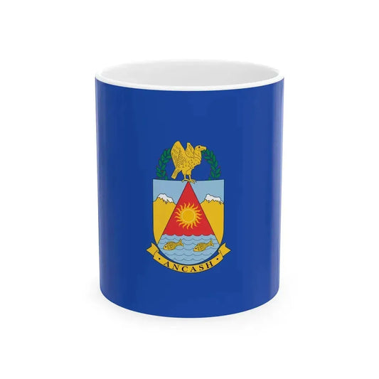 Bandera Ancash (Peru) White Coffee Mug 11oz - Go Mug Yourself