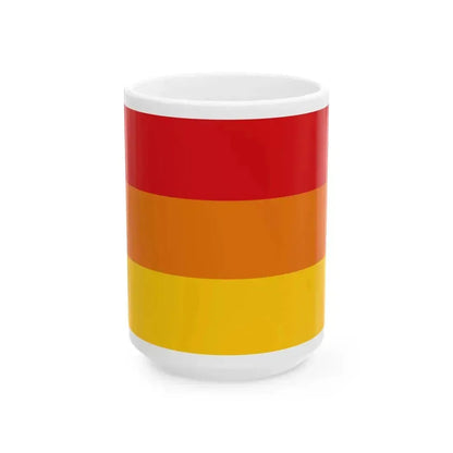 Bandera Andahuaylas (Peru) White Coffee Mug 15oz - Go Mug Yourself