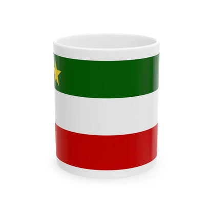 Bandera Bas Canada (Canada) White Coffee Mug 11oz - Go Mug Yourself