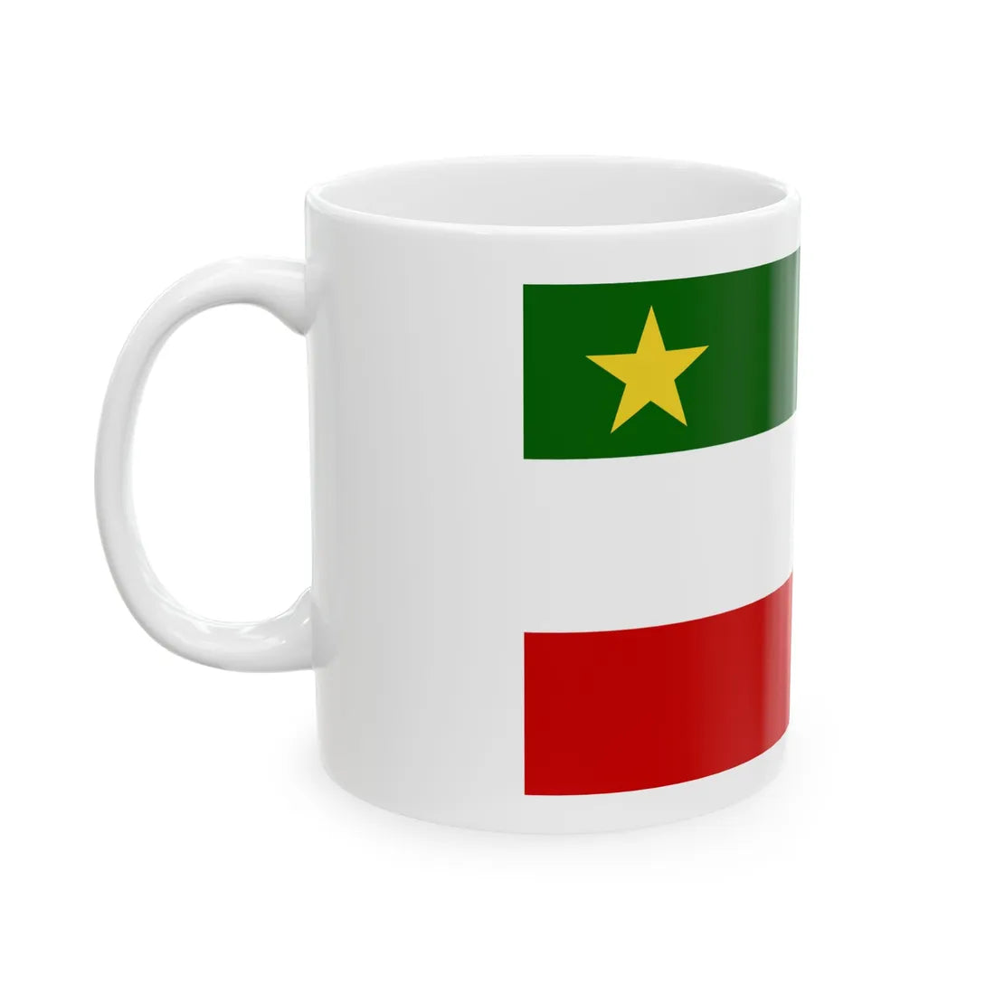 Bandera Bas Canada (Canada) White Coffee Mug - Go Mug Yourself