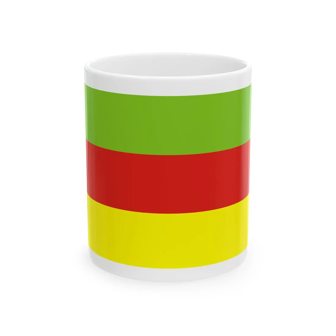 Bandera Bodoland (India) White Coffee Mug 11oz - Go Mug Yourself