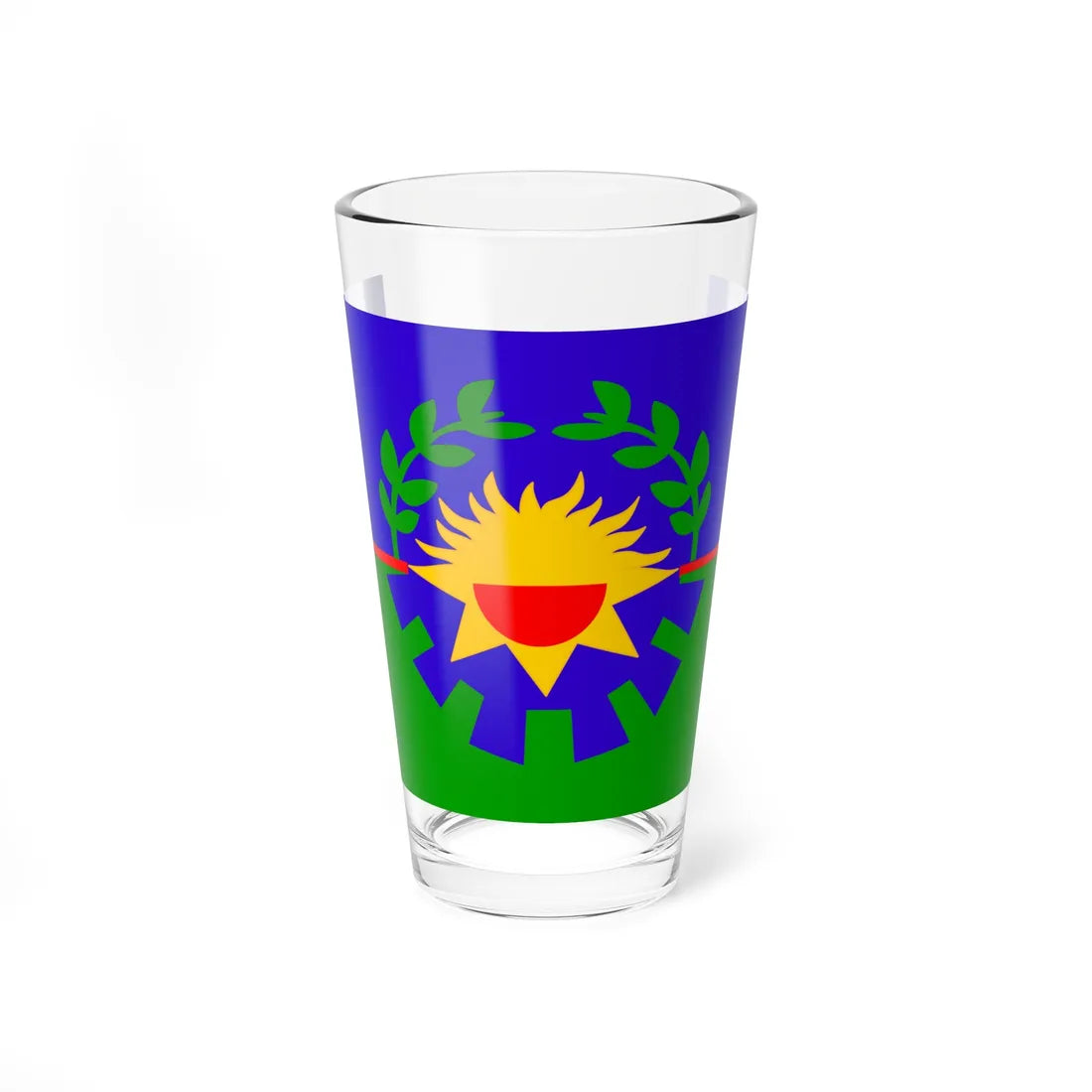 Bandera Buenos Aires (Argentina) Pint Glass 16oz 16oz - Go Mug Yourself