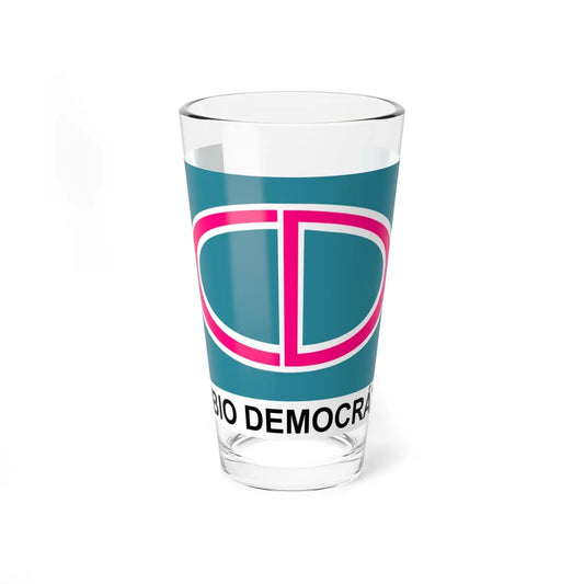 Bandera - Cambio Democratico Panama (Panama) Pint Glass 16oz 16oz - Go Mug Yourself