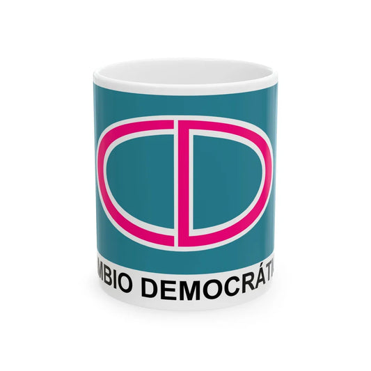 Bandera - Cambio Democratico Panama (Panama) White Coffee Mug 11oz - Go Mug Yourself
