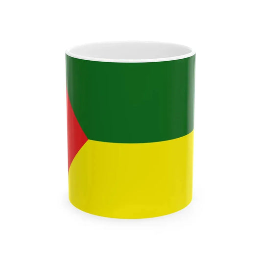 Bandera Canton Chordeleg (Ecuador) White Coffee Mug 11oz - Go Mug Yourself