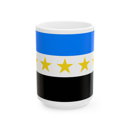 Bandera Canton de Grecia (Costa Rica) White Coffee Mug-15oz-Go Mug Yourself