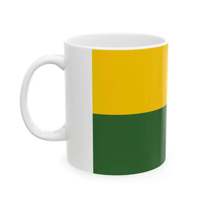 Bandera Canton El Pan (Ecuador) White Coffee Mug - Go Mug Yourself