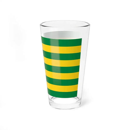 Bandera Canton Gualaceo (Ecuador) Pint Glass 16oz - Go Mug Yourself