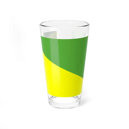 Bandera Canton Gualaquiza (Ecuador) Pint Glass 16oz 16oz - Go Mug Yourself