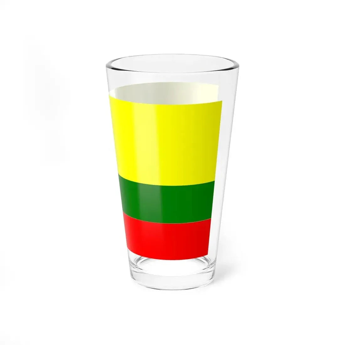 Bandera Canton Paute (Ecuador) Pint Glass 16oz - Go Mug Yourself