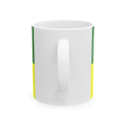 Bandera Canton San Fernando (Ecuador) White Coffee Mug - Go Mug Yourself