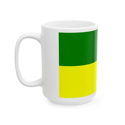 Bandera Canton San Fernando (Ecuador) White Coffee Mug - Go Mug Yourself