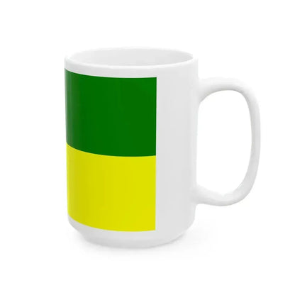 Bandera Canton San Fernando (Ecuador) White Coffee Mug - Go Mug Yourself