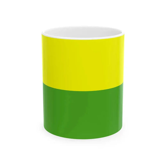 Bandera Canton Sevilla de Oro (Ecuador) White Coffee Mug 11oz - Go Mug Yourself