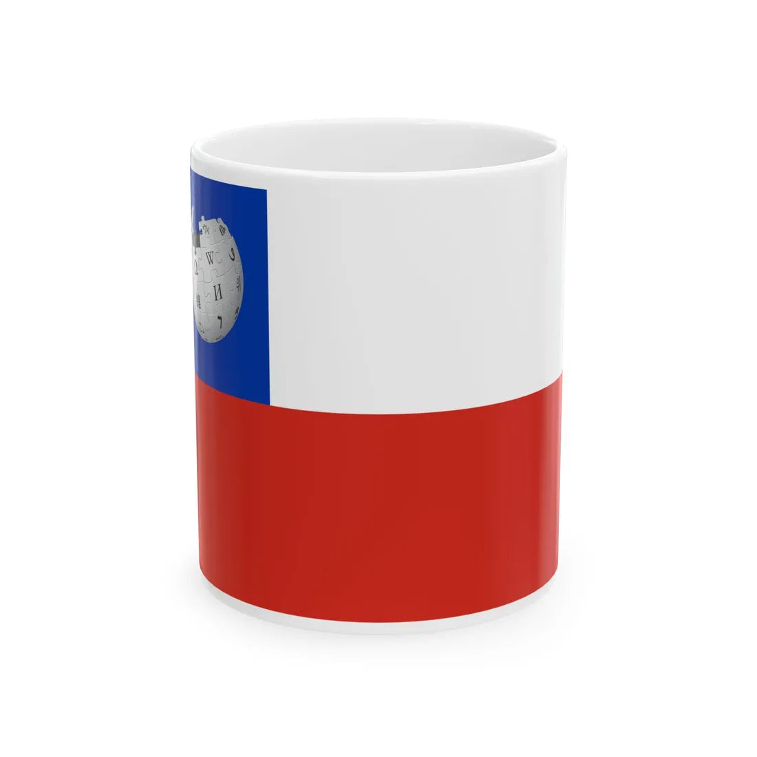Bandera Chilena Wikipedista (Chile) White Coffee Mug 11oz - Go Mug Yourself