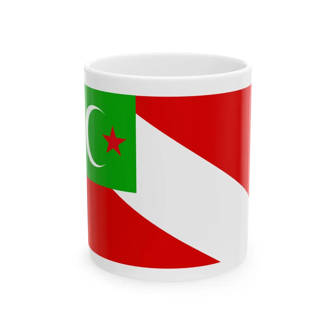 Bandera confederats seminola (United States) White Coffee Mug 11oz - Go Mug Yourself